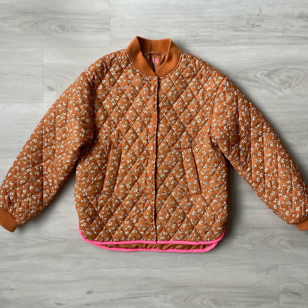 NWOT Zara kids Flower Coat